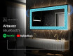 Espejo con luz decorativos pared - Divergent Lines #9