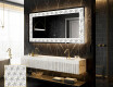 Espejo con luz decorativos pared - Dynamic Whirls
