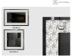 Espejo con luz decorativos pared - Dynamic Whirls #2