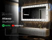 Espejo con luz decorativos pared - Dynamic Whirls #9