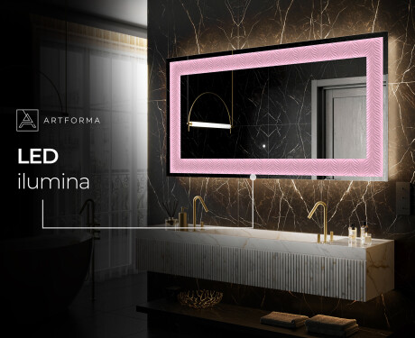 Espejo con luz decorativos pared - Experimental Compositions #7