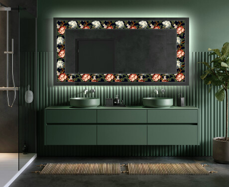 Espejo con luz decorativos pared - Plant Rhythms #5