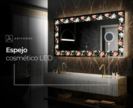 Espejo con luz decorativos pared - Plant Rhythms #9