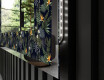 Espejo con luz decorativos pared - Vintage Leaves #3