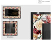 Espejo con luz decorativos pared - Flowers Full Of Colors #2