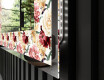 Espejo con luz decorativos pared - Flowers Full Of Colors #3