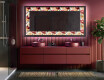 Espejo con luz decorativos pared - Flowers Full Of Colors #5