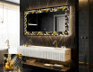 Espejo con luz decorativos pared - Floral Symmetries