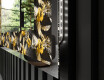 Espejo con luz decorativos pared - Floral Symmetries #3