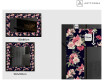 Espejo con luz decorativos pared - Floral Layouts #2
