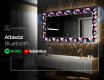 Espejo con luz decorativos pared - Floral Layouts #7