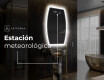 Espejo de baño LED de forma irregular M222 #6