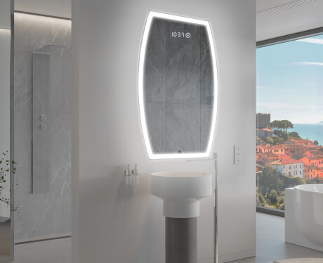 Espejo de baño LED de forma irregular M222 #9