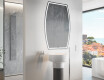 Espejo de baño LED de forma irregular M223