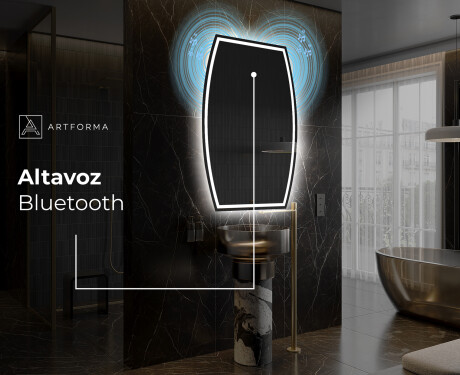 Espejo de baño LED de forma irregular M223 #5