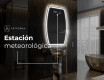 Espejo de baño LED de forma irregular M223 #6