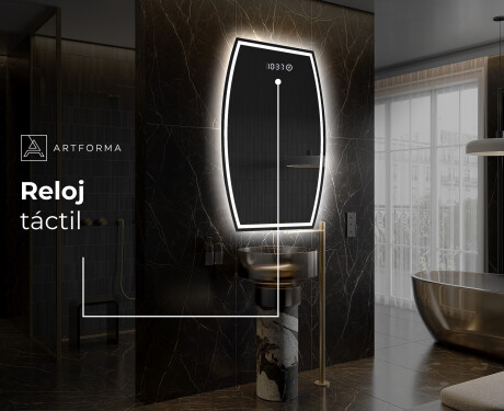 Espejo de baño LED de forma irregular M223 #7