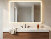 Espejo rectangular de baño con iluminación LED 120x70 cm con Dual color, Interruptor táctil, Estera de calefacción #9