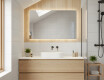 Espejo de baño iluminado 60x80/80x60 cm con luz neutra 4500K