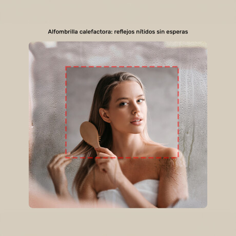 Espejo ovalado con iluminación LED con marco de aluminio negro #6