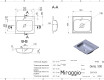 Lavabo DELLA 500 MATT