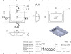 Lavabo DELLA 600 MATT