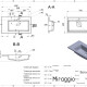 Lavabo BARCELONA 700 R MATT #1