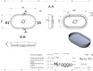Lavabo MARTA 750 MATT