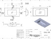 Lavabo DELLA 800 MIRASOFT