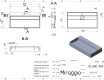 Lavabo ISLAND 800 MIRASOFT