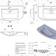 Lavabo DEA 1000 MATT #1