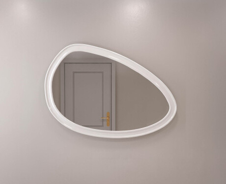 Espejo asimétrico con marco decorativo de MDF L304 #5
