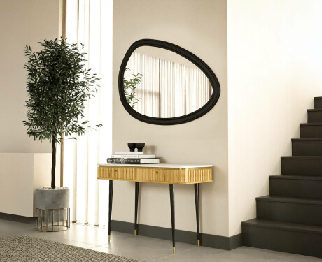 Espejo asimétrico con marco decorativo de MDF L304 #8