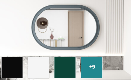 Espejo de baño con marco MDF L301