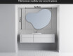 Espejo de baño LED de forma irregular N221 #3