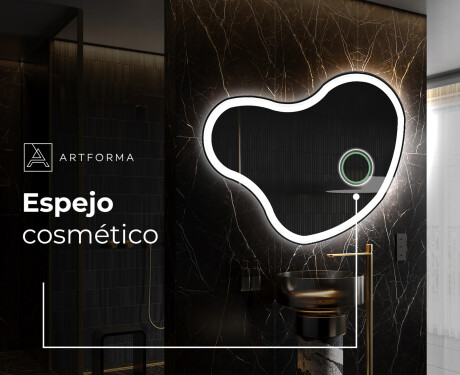 Espejo de baño LED de forma irregular N222 #4