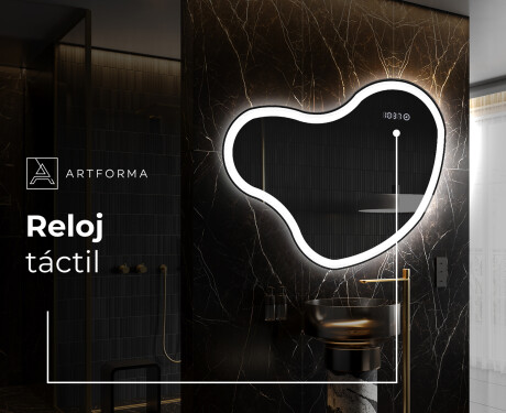 Espejo de baño LED de forma irregular N222 #7
