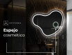 Espejo de baño LED de forma irregular N223 #4