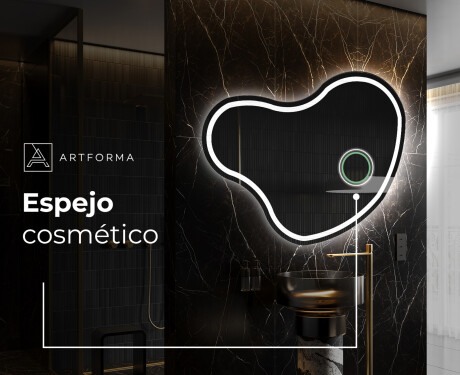 Espejo de baño LED de forma irregular N223 #4