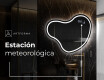 Espejo de baño LED de forma irregular N223 #6