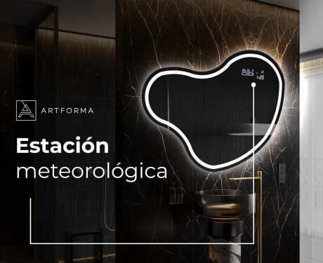 Espejo de baño LED de forma irregular N223 #6