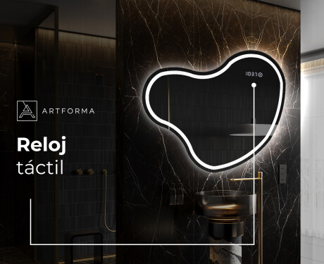 Espejo de baño LED de forma irregular N223 #7