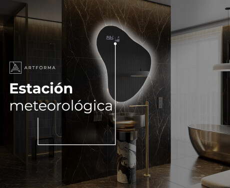 Espejo de baño LED de forma irregular V221 #7