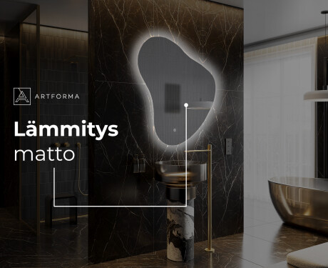 Espejo de baño LED de forma irregular V221 #9