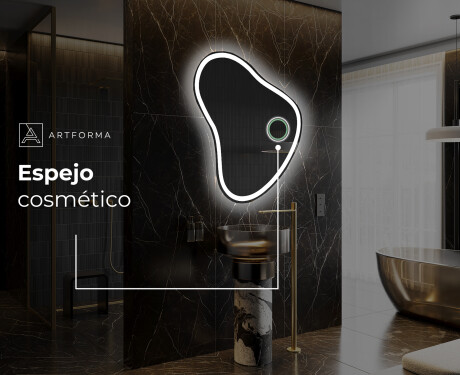 Espejo de baño LED de forma irregular V222 #5