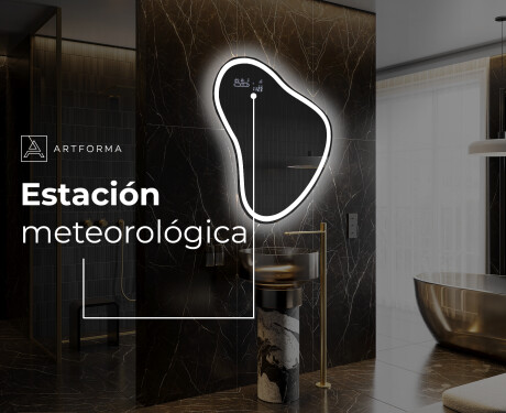 Espejo de baño LED de forma irregular V222 #7