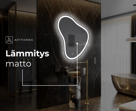 Espejo de baño LED de forma irregular V222 #9