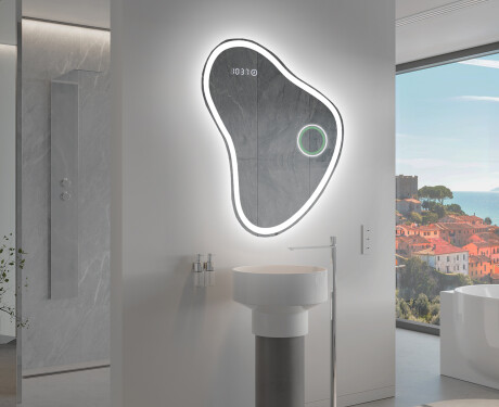 Espejo de baño LED de forma irregular V222 #10