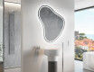 Espejo de baño LED de forma irregular V223