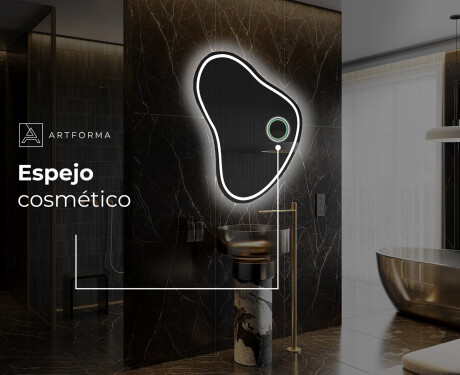 Espejo de baño LED de forma irregular V223 #5